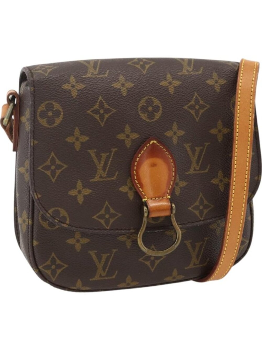 LOUIS VUITTON Monogram Saint Cloud MM Shoulder Bag M51243